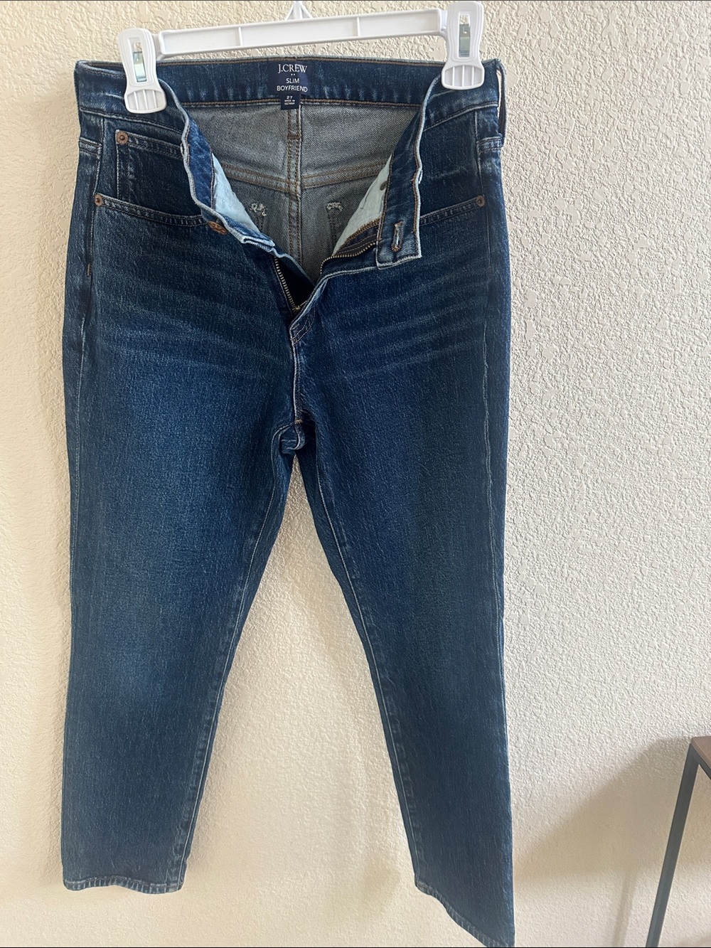 J. Crew Dark Indigo Slim Boyfriend Jeans size 27